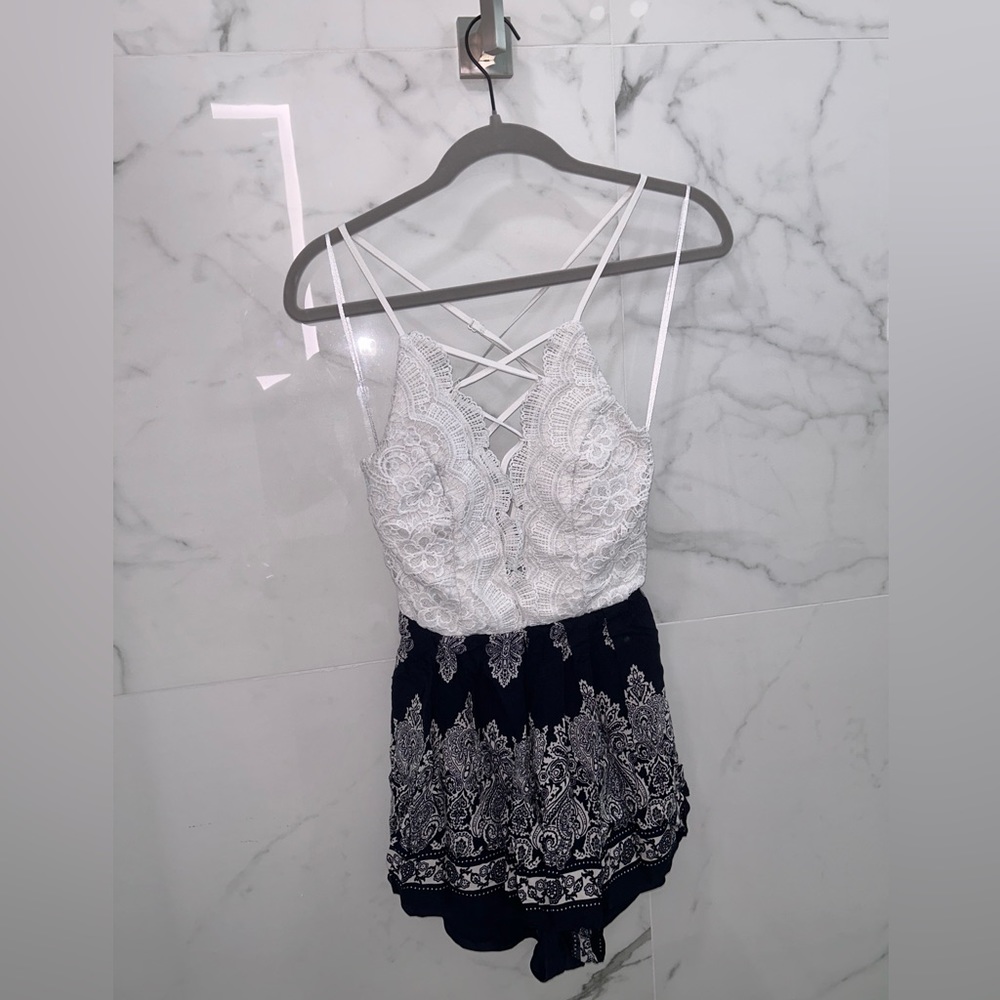 Strappy romper